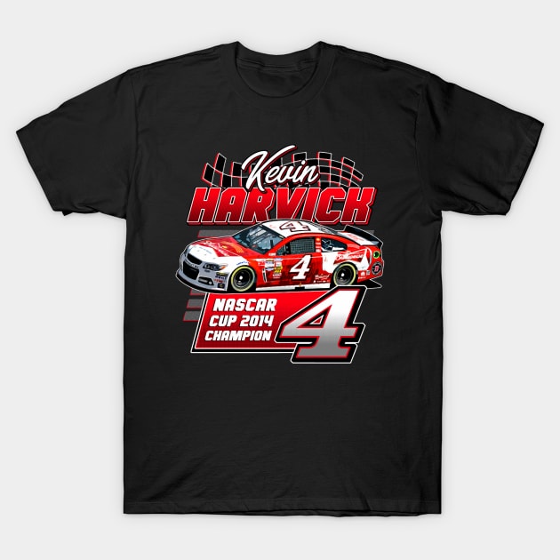 Kevin Harvick 4 Champion T-Shirt by Erianna Bee